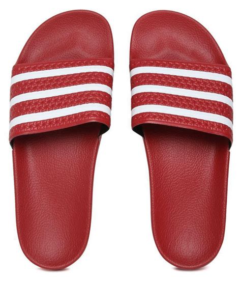 rote adidas flipflops|adidas Adilette Shoes .